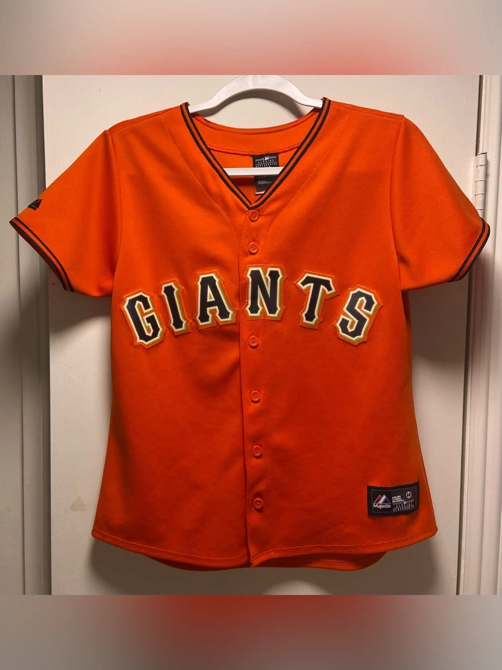 Vintage Majestic San Francisco Giants #48 Pablo Sandoval Jersey - Kids Size M